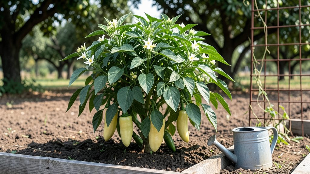 Banana Peppers Garden: Year-Round Spice Harvest in Containers
