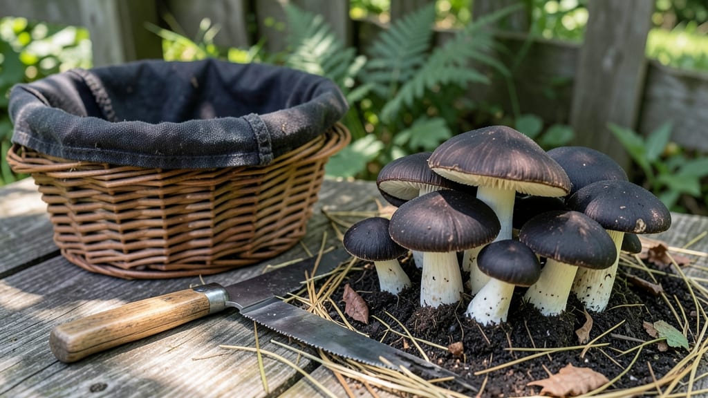 Black Garden Mushrooms Growing Guide: Shady Secrets to Year-Round Harvests