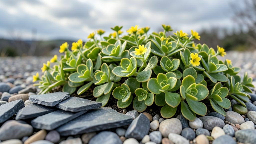 Chipped Slate Garden Pathways: Rustic Elegance for Year-Round Durability