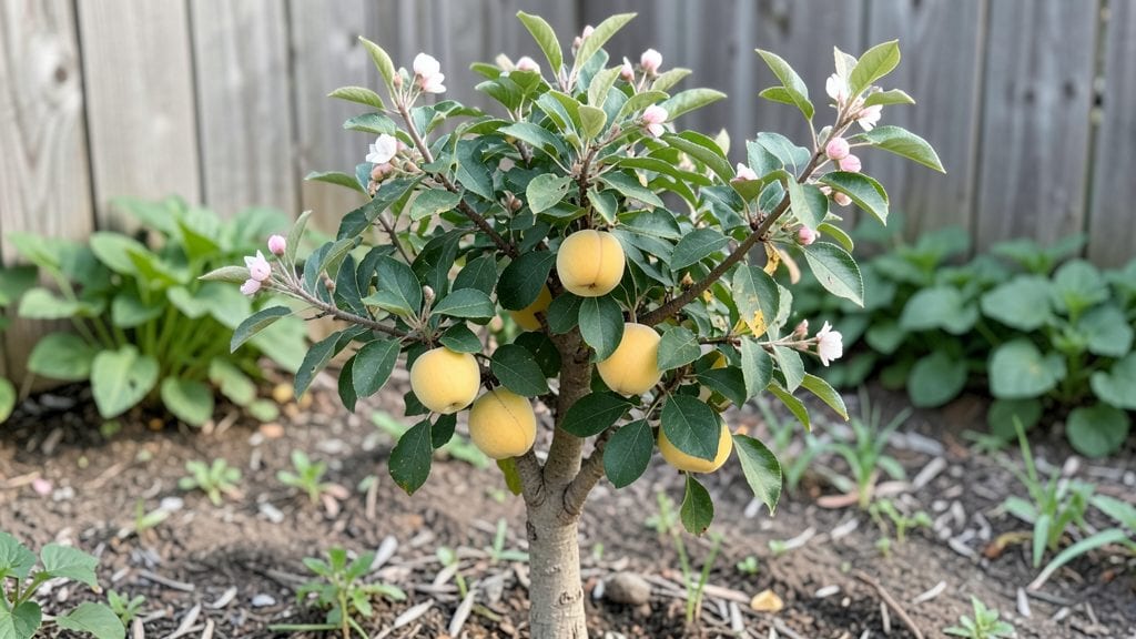 Garden Gold Miniature Peach Trees: Dwarf Variety for Small Spaces and Year-Round Beauty