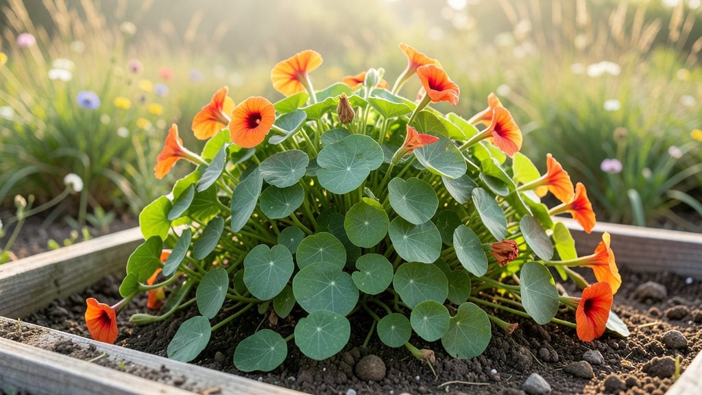 Nasturtiums In Garden: Edible Flowers That Repel Pests Naturally