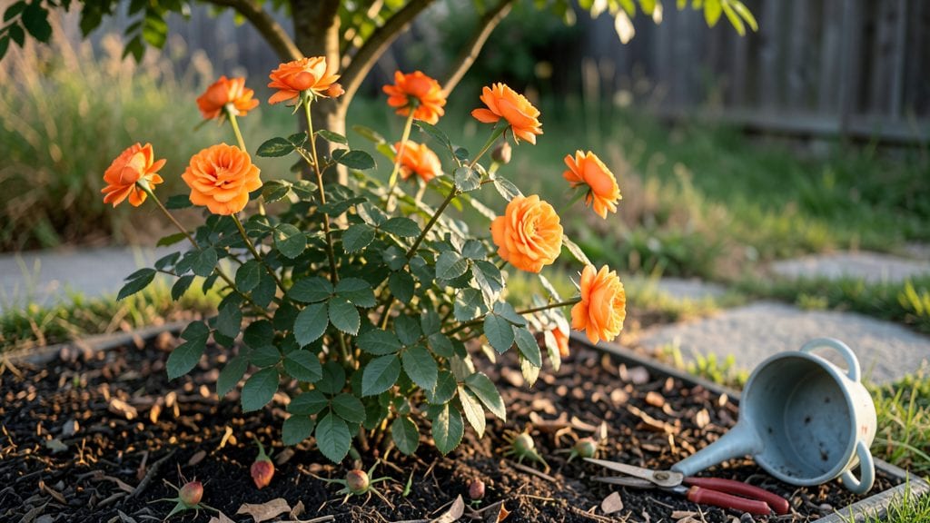 Orange Garden Rose Growing Guide: Fragrant Blooms Year-Round With Minimal Care