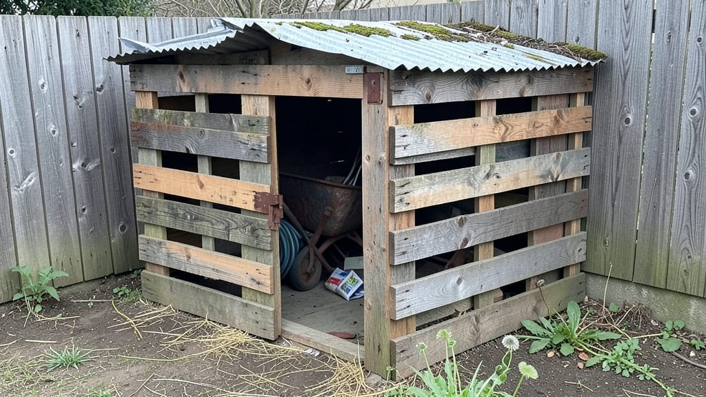 Pallet Garden Shed: Rustic Storage That Doubles as a Lush Plant Haven