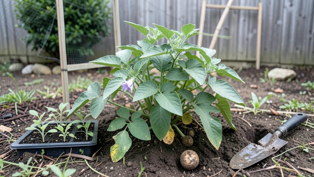 Potato Tower Garden: Stacked Harvests in Compact Spaces