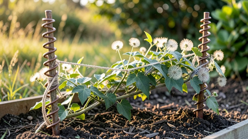 Spiral Garden Stakes Recipe: Vertical Trellis Magic for Climbing Plants