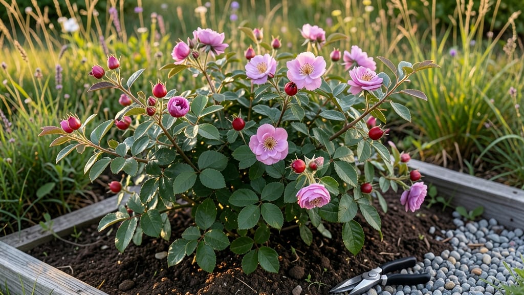 Thorny Garden Flowers: Dramatic Year-Round Privacy Barriers