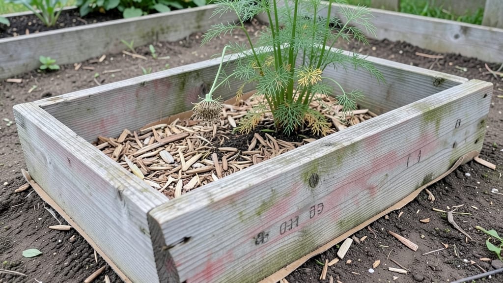 Treated Wood Garden: Rustic Privacy Screen With Year-Round Appeal
