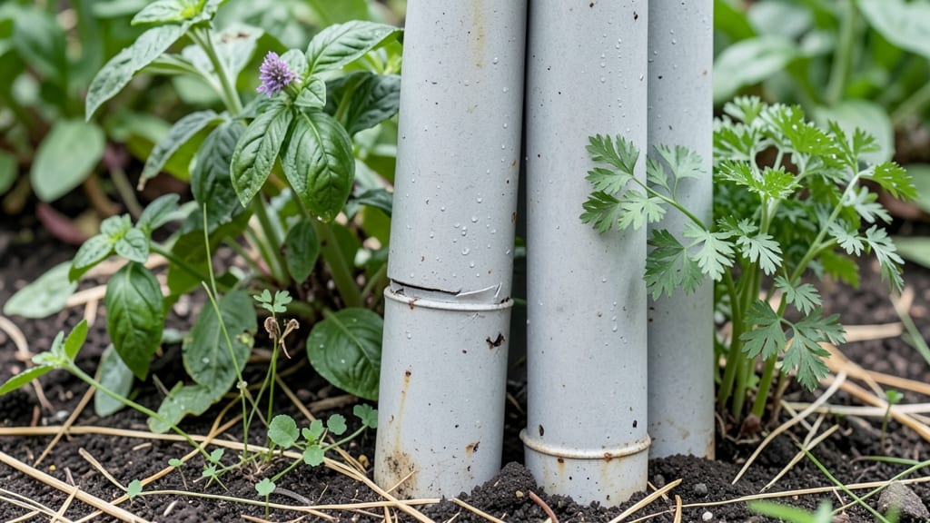 Vertical Gardening With PVC: Space-Saving System for Climbing Plants and Herbs