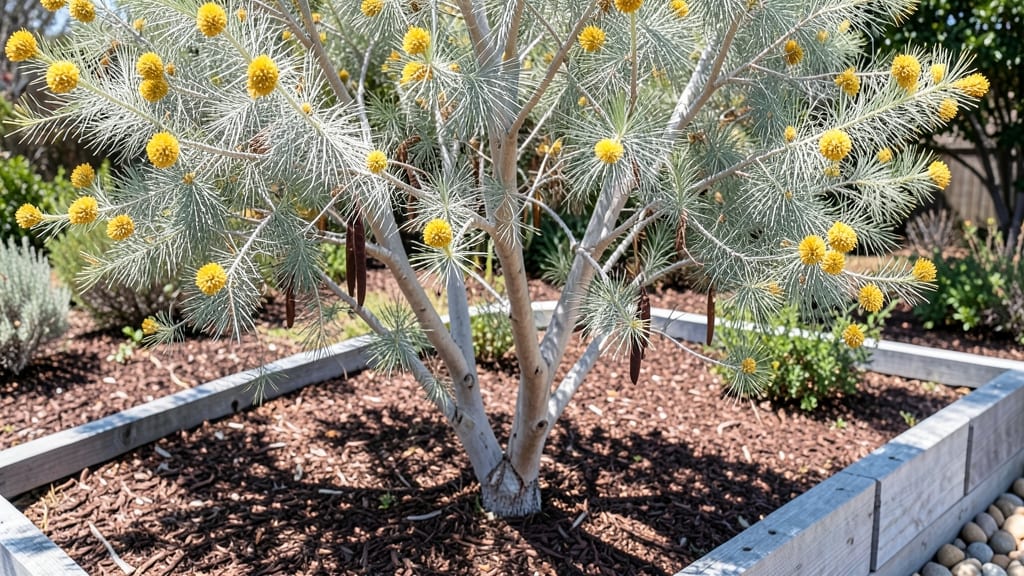 Wattle Garden Bed: Living Privacy Screen With Year-Round Greenery