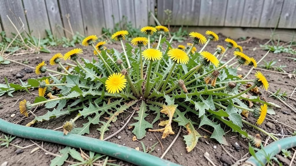 Weeds Overtaking Garden: Vinegar Salt Solution That Works in Minutes