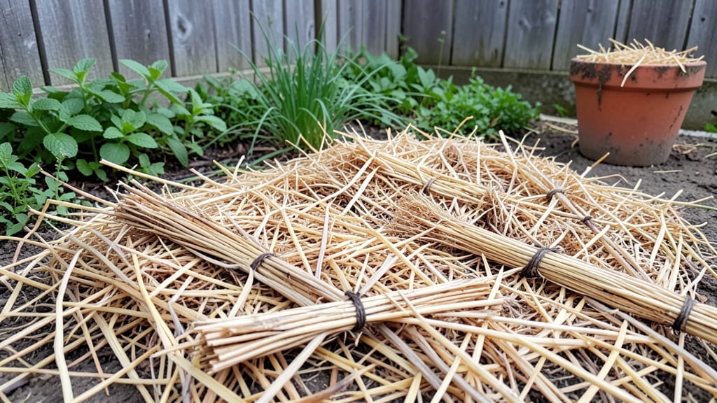 Wheat Straw Garden: Year-Round Mulch That Suppresses Weeds Naturally