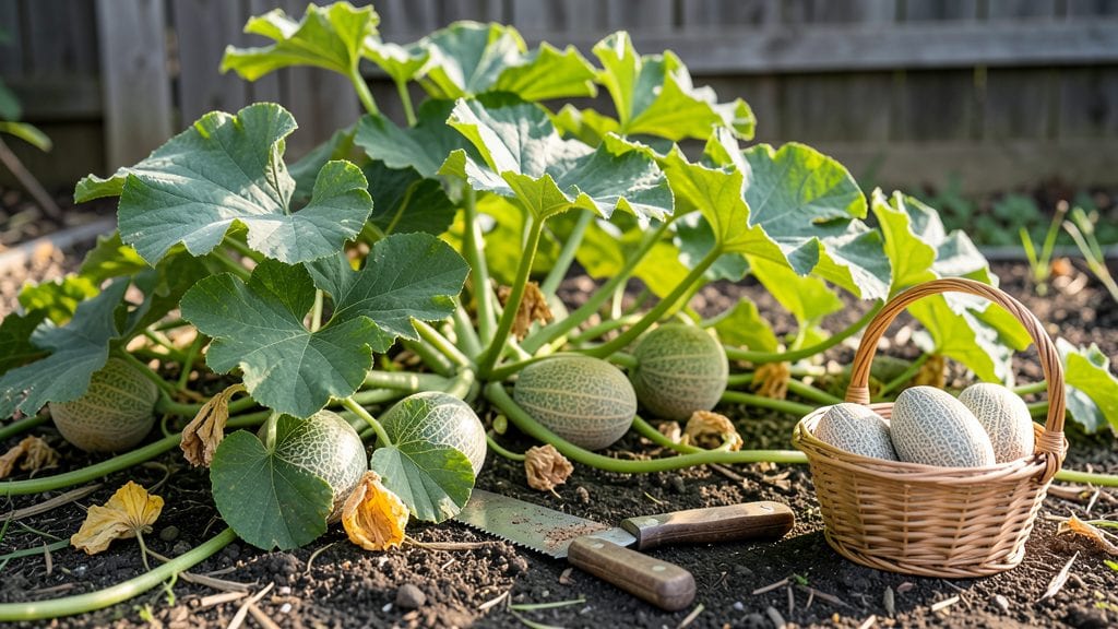 When to Pick Cantaloupe From Your Garden: 3 Signs of Peak Ripeness (No Guesswork)